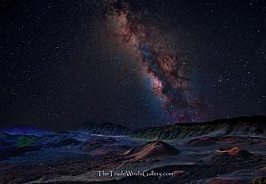 Leilani's Sky The Milky Way on top of Haleakala Fine Art Photograph on Metal