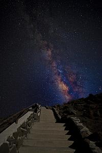 Stairway to Heaven II Milky Way and Haleakala Fine Art Photograph on Metal
